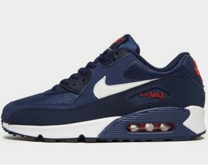 ⚫ genuino Nike Air Max 90 Essential ® (Uomini Taglia UK 8 EUR 42.5) Midnight Navy | eBay