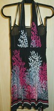 Arianna Leafy Print Dress Size Small-Medium -Vacation -New - Ho-1-4