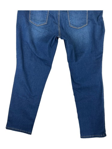 Leggings de jean Gloria Vanderbilt para mujer 20W azul elástico ajuste estilo Amanda 5 bolsillos - Imagen 13 de 16