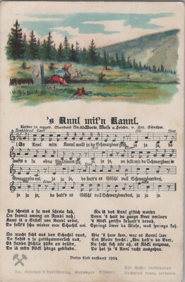 (RB)2025-163, Ak, Postkarte, Fichtelberg, Annl mit Mannl, um 1900