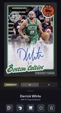 Digital | 2025 Topps 1980 Series 1 Signature Gold Derrick White Auto /10