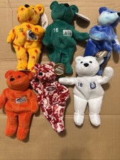1998 Salvino s Bamers Beanie Style Plush Lot of 6 New with Tags