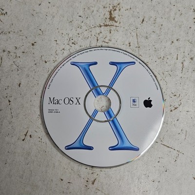 Apple Mac OS X Install CD Version 10.1 Disc 2001