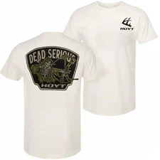 Dead Serious Hoyt Logo T-Shirt, Archery Graphic Tee For Bowhunting Enthusiasts A