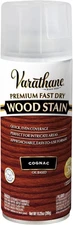 Varathane 392513 Premium Fast Dry Wood Stain Spray, 10.25 Oz, Cognac