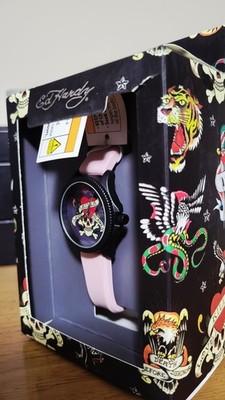 Ed Hardy “Love Kills Slowly” Pink & Silver Watch - RARE ED HARDY  main image 3