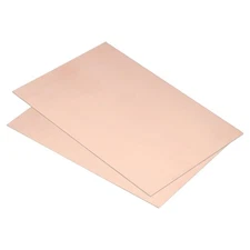 2Pcs FR4 Double Side Copper Clad, PCB Laminate Circuit Board 150 x 100 x 0.8mm