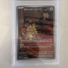The Pokémon Company Team Rocket's Meowth 203/182 SV10 PSA 9 Holo IR 2025 EN
