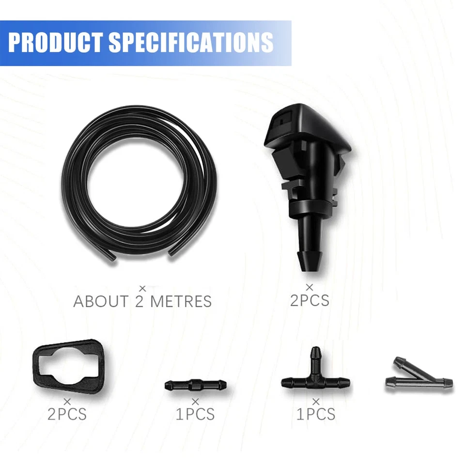 Para Dodge Grand Caravan 2008-2017 Limpiaparabrisas Líquido Squirter Boquilla Spray A Foto 3 de 4
