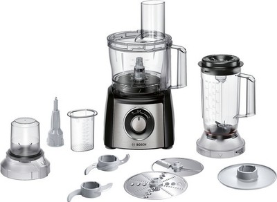 Bosch MCM3501M 800 W Anzahl Geschwindigkeiten 2 Schüssel Fassungsvermögen 2,3 L Eiszerkleinern Schwarz
