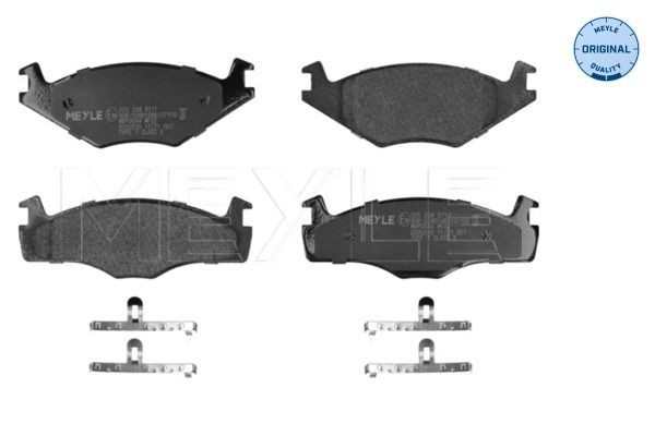 Original Meyle Bremsbelagsatz Scheibenbremse 025 208 8717 FüR Seat VW-image