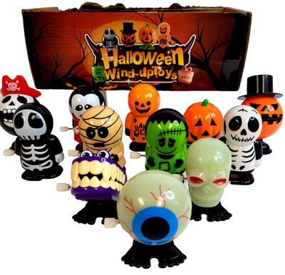 Joyin Halloween Wind Up Toys Set Of 12 In Box. Collectables.