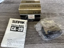 VTG Sunpak CA-2D Interface Module for Canon EOS Camera Hot Shoe New in Box NOS