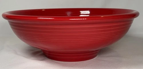 Fiestaware Fiesta Scarlet Red Footed Pedestal SERVING Bowl Large 9.5”