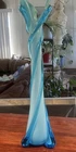 Vintage Murano Cristalleria Fratelli Betti Encased Swung Glass Vase