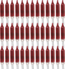 100Pcs Mini Christmas Replacement Light Bulbs - Red 2.5 Volt Replacement Christm