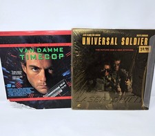 Time Cop / Universal Soldier Laserdisc Lot Of 2 Van Damme Classics VG Condition 