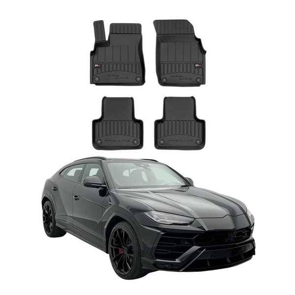 Omac Gummi FußMatten FüR Lamborghini Urus 2018-2026 Premium Gummi Schwarz 4Tlg-image