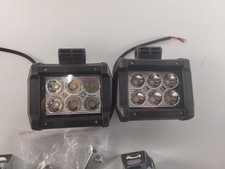 Metal18w 6 Led Cree Spot Lamp Forward Backup Reverse Set Of 2 Metal18w 6 Led Cree Spot Lamp Forward Backup Reverse Set Of 2