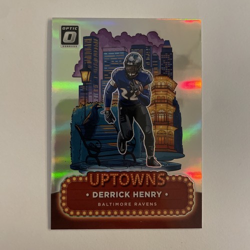 2024 Donruss Optic Derrick Henry Uptowns SSP #18 Case Hit Ravens