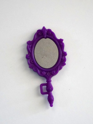 Ever After High Raven Queen GETTING FAIREST Purple Vanity Mirror