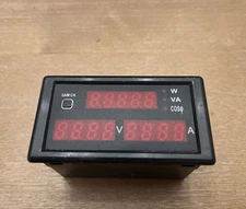 DL69-2048 Multifunction AC Voltmeter Ammeter Voltage Meter AC 80-300V 100A