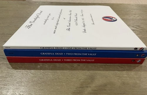 Lot of 3 GRATEFUL DEAD Vinyl Vault Bundle:  ONE TWO & THREE FROM THE VAULT