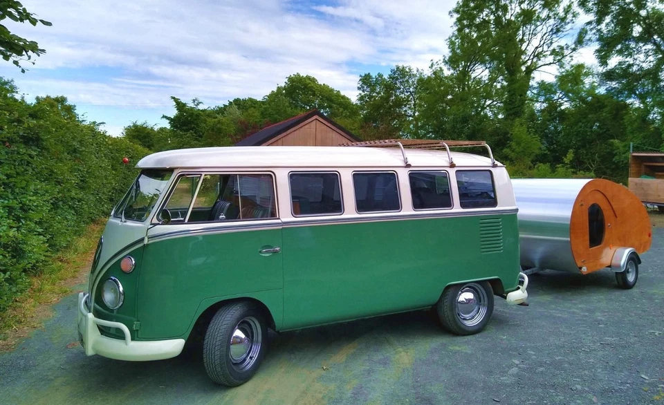 teardrop trailer phieldbug camping pod genuine factory built - Image 3 of 4