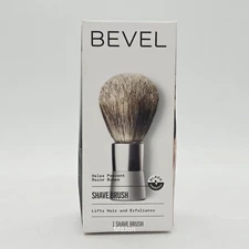 Bevel Shave System Brush in Silver - New 1 Shave Brush