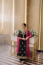 Pakistani Ethnic Palazzo Salwar Kameez Ready To Wear Party Wedding Suit Women