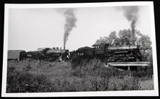 Vintage Black & White Locomotive 718 / 714 Photo Harold K. Vollrath 1903 Rogers