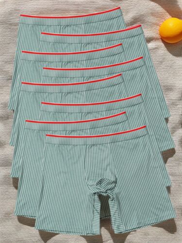 8 pack Men's loose, comfortable, breathable boxer boxers S-XXXXL