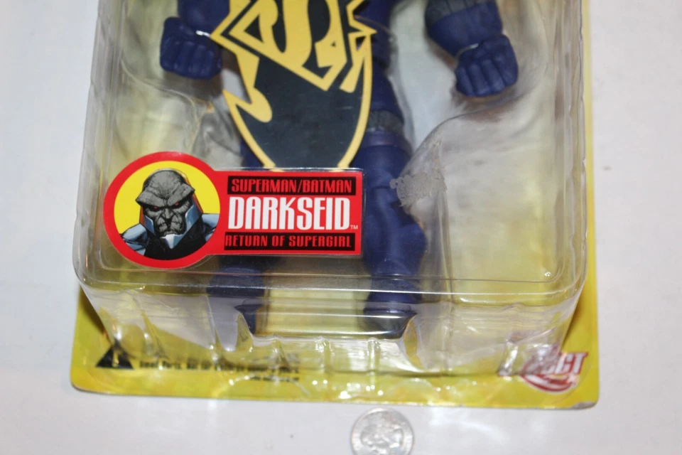 Figura sellada 2006 DC Direct Darkseid sin usar, en caja original, sin usar, Return of Supergirl Superman difícil de encontrar Foto 3 de 4
