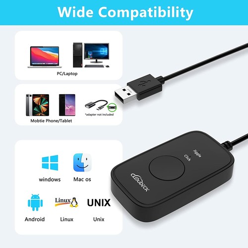 PC Mac Mouse Jiggler Clicker Mover Mouse Assistive Click Device Pointer Movement - Picture 3 of 6