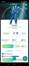 Pokemon Dialga(O) With Roar of Time GO - TRA'DE 1 mill or 20k Dust - Description