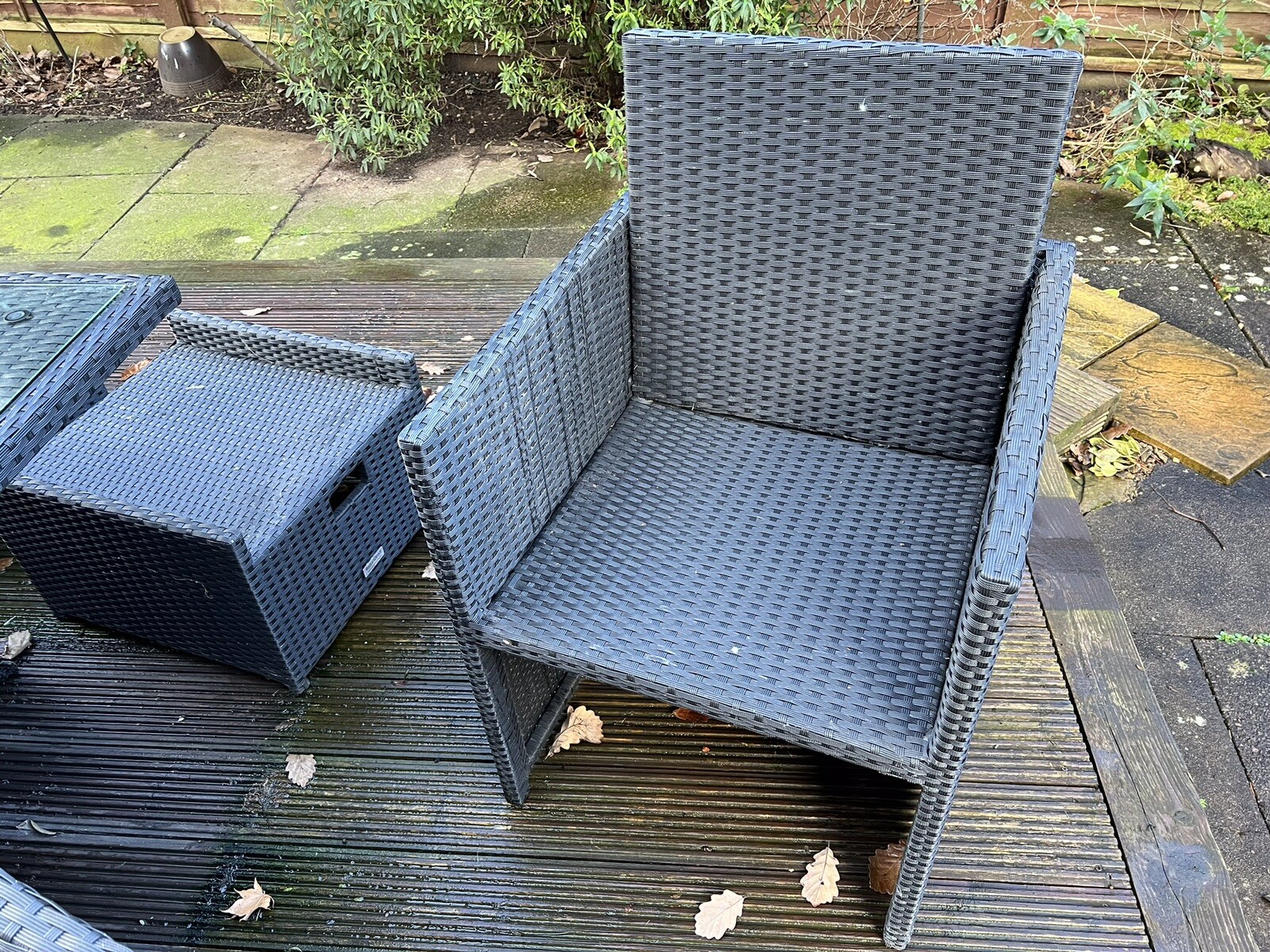 Rattan Modular Garden Table & Chairs eBay