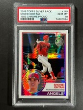 2018 Topps Update Shohei Ohtani RC Silver Pack 1983 Chrome Promo PSA 10 GEM MINT