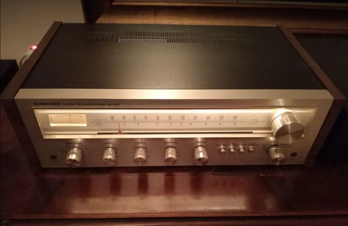 VINTAGE PIONNER STEREO RECEIVER MODEL SX-450 TESTED AND WORKING - Afbeelding 5 van 7