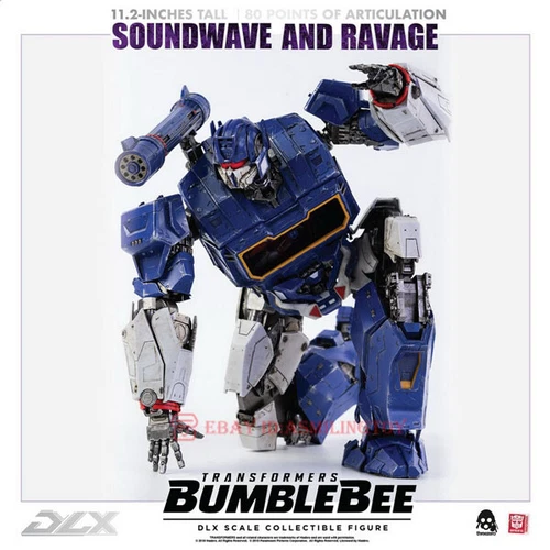 Threezero 3Z0160 Transforms Bumblebee Soundwave and Ravage DLX Figure - Picture 10 of 15