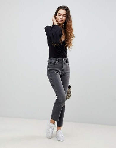 Free People Clean Girlfriend Mom Jeans 
