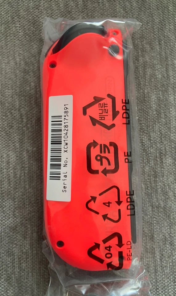 Genuine Nintendo Switch NEON RED RIGHT Joy-con with Factory Warranty BRAND NEW - Image 3 of 3