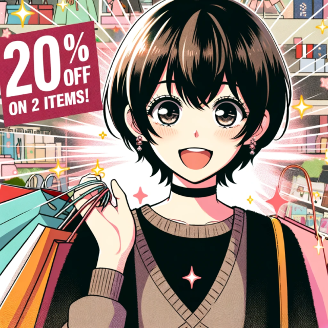 Extra 20% off 2 or more items