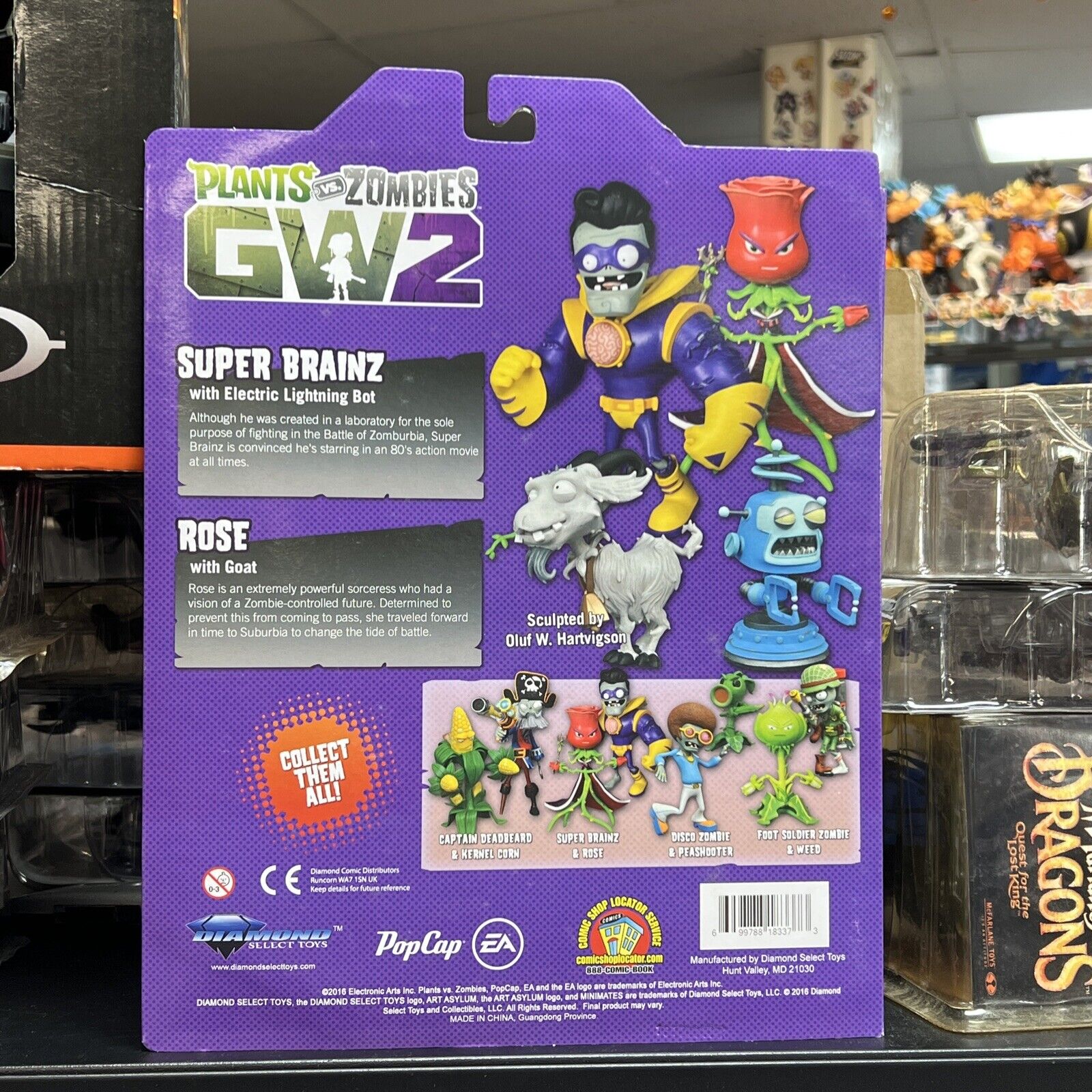 Diamond Select Toys PopCap Plants v Zombies GW2 Garden Warfare 2 Deluxe set  of 8