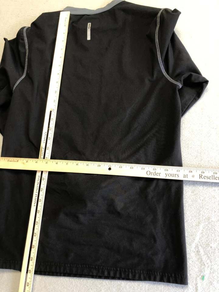 Camisa RBX Para Hombre Mediana Negra Forrada de Vellón Compresión Capa Base Manga Larga Foto 4 de 4