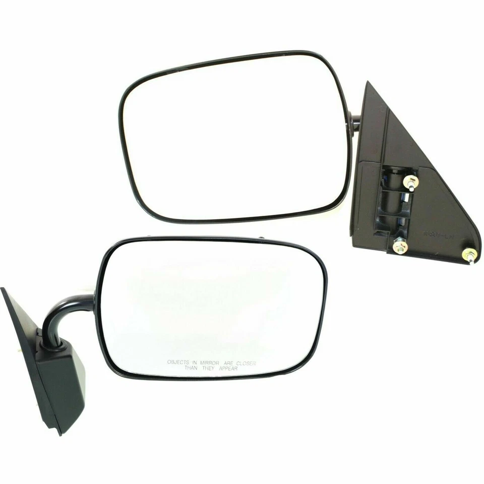 Juego de 2 espejos retrovisores laterales manuales de acero inoxidable para camioneta Chevy y GMC Foto 2 de 4