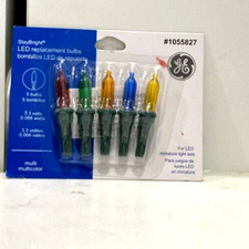 GE StayBright LED Mini Set Replacement Bulbs Multicolor 3.3 V