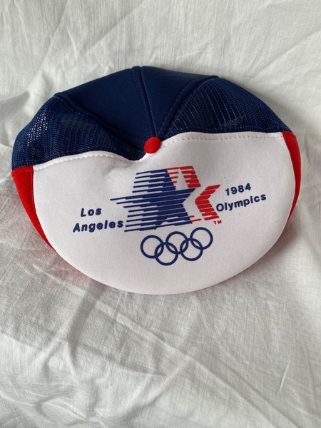 Adjustable beret (Newsboy hat) Los Angeles Olympics 1984