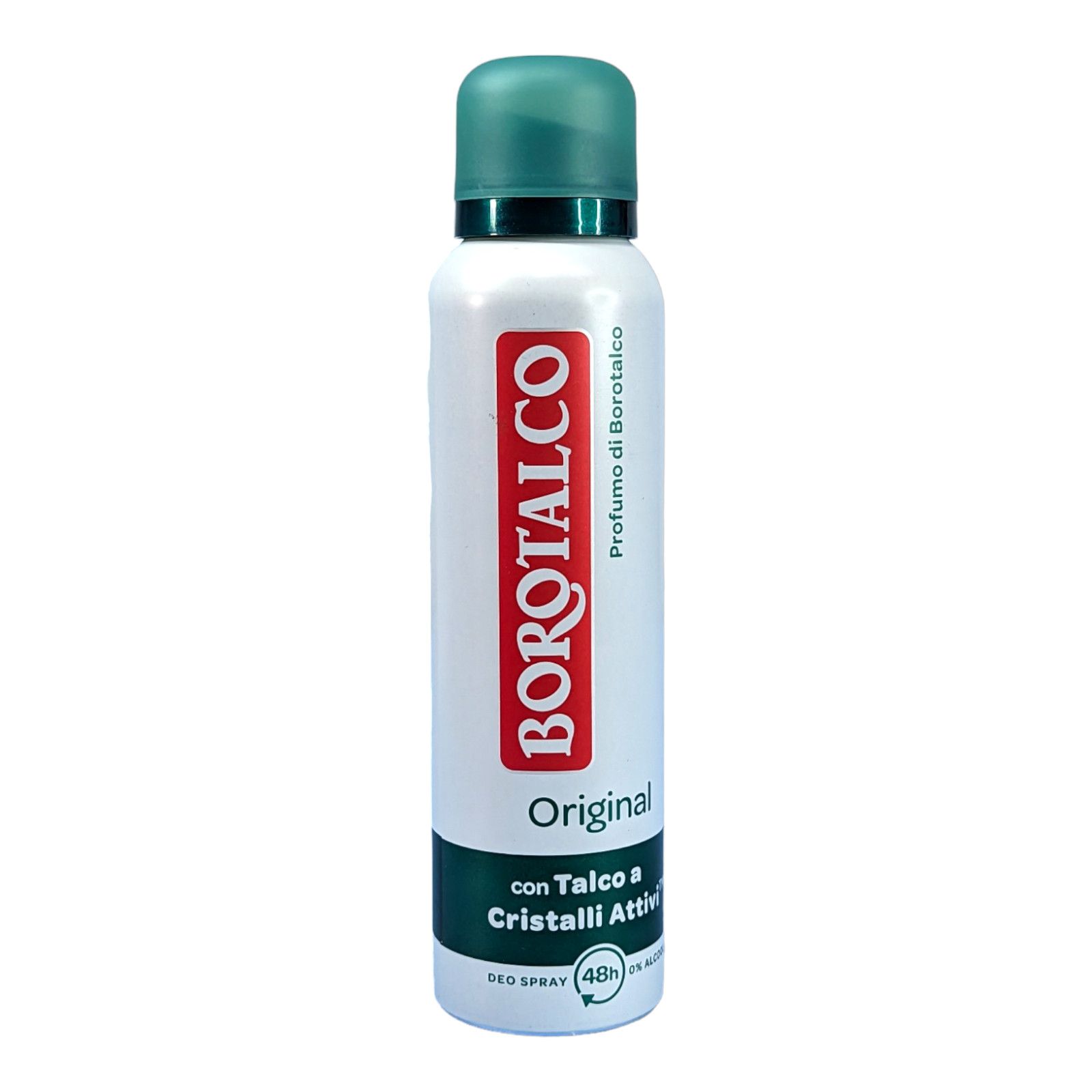 Borotalco Original Anti-Perspirant Deodorant Spray 0% Alcohol, 48 Hr - 150ml