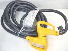 Camco 55191 Power Grip 25 FT, 30A, 125V, 3750W RV Extension Cord - Black