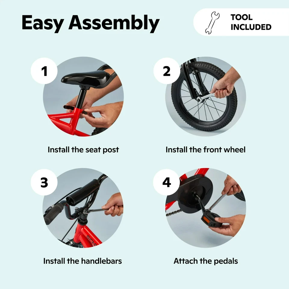 Schwinn BMX-Style Kids’ Bike 20" Wheels Ideal for Boys & Girls Ages 7-13 Vibrant - Image 4 of 4